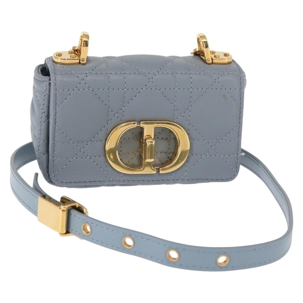 Christian Dior Caro Cannage Quilt Calfskin Micro